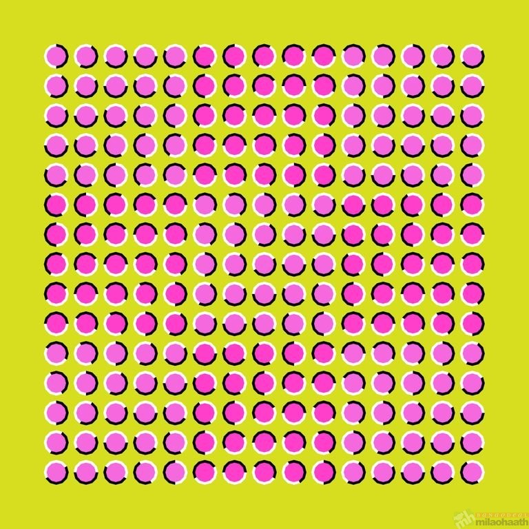 Optical Illusion Ripple Effect Illusion SKRIPNICHENKO TATIANA - Milao Haath