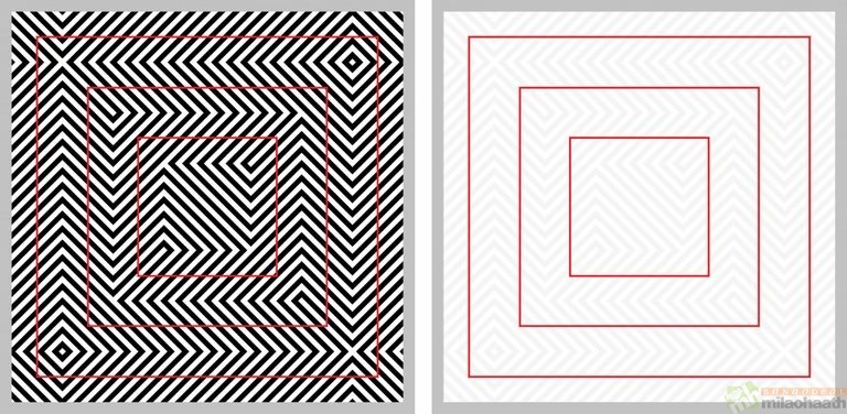 Optical Illusions That Will Make Your Brain Hurt Wacky squares - Milao Haath