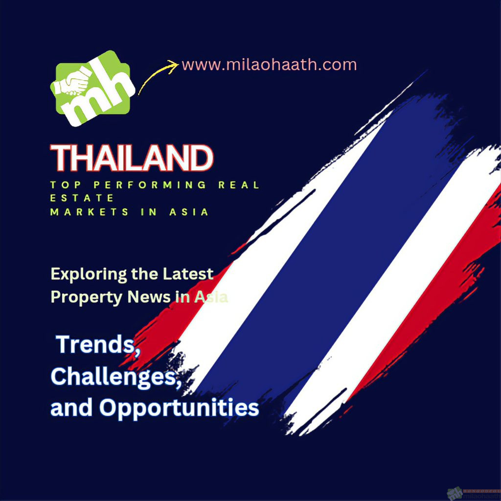 Thailand Top Performing Real Estate Markets in Asia - Milao Haath
The Thailand real estate market is expected to return to pre-pandemic levels by the end of 2023, sooner than previously expected, helped by an easing of home loan regulations and a reopening to more foreign visitors, according to a report by the Property Research Center on Wednesday