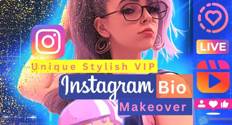 Unique Stylish VIP Instagram Bio Makeover